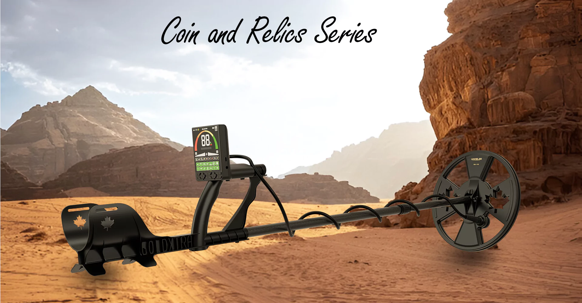 Unveiler coin and relics series metal detector